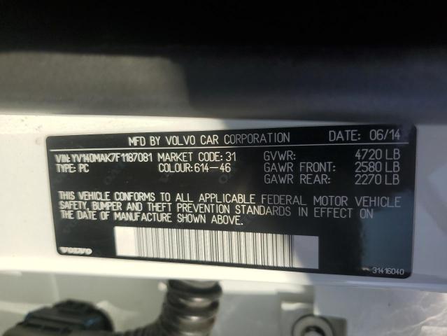2015 VOLVO S80 PREMIE YV140MAK7F1187081
