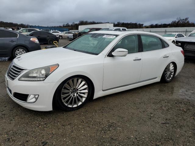 HYUNDAI EQUUS SIGN 2014 white  gas KMHGH4JH9EU075391 photo #1