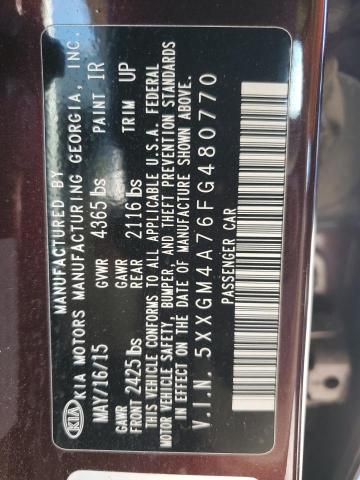 2015 KIA OPTIMA LX - 5XXGM4A76FG480770