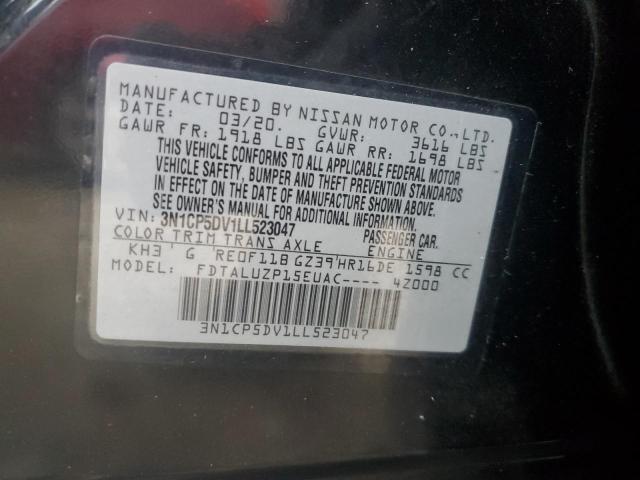 2020 NISSAN KICKS SR - 3N1CP5DV1LL523047
