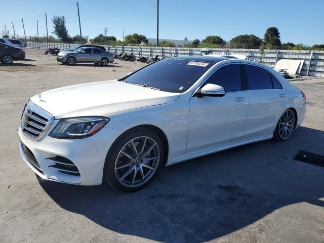 MERCEDES-BENZ S 560 2018 white  gas WDDUG8DB5JA385855 photo #1