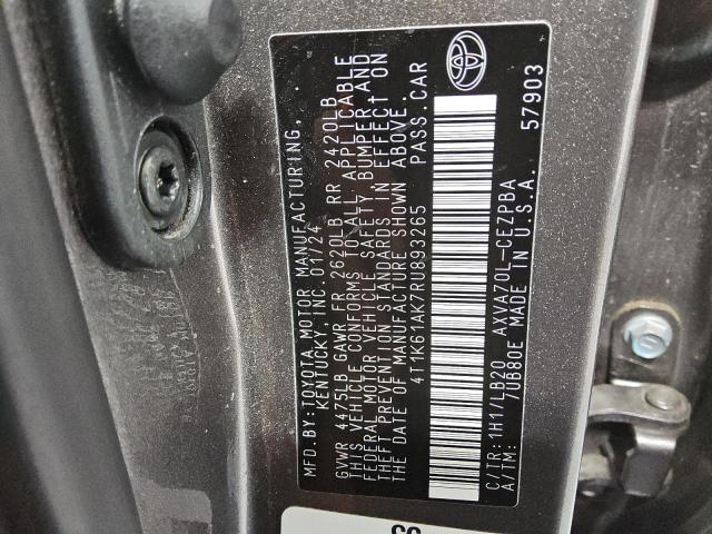 VIN 4T1K61AK7RU893265 2024 TOYOTA CAMRY no.12