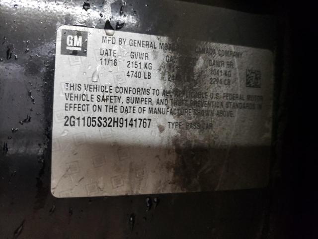2017 CHEVROLET IMPALA LT - 2G1105S32H9141767