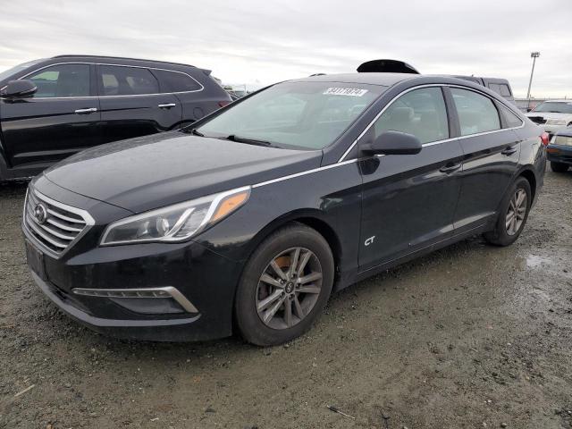 HYUNDAI SONATA SE 2015 black  gas 5NPE24AFXFH003140 photo #1