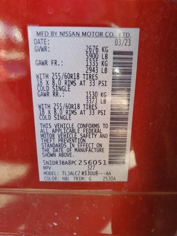 2023 NISSAN PATHFINDER - 5N1DR3BA8PC256051