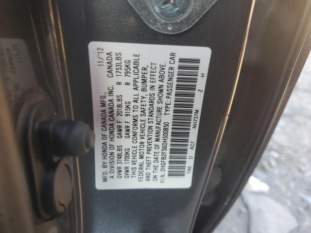 VIN 2HGFB2F56DH500850 2013 HONDA CIVIC no.12