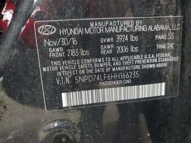 2017 HYUNDAI ELANTRA SE - 5NPD74LF6HH166235