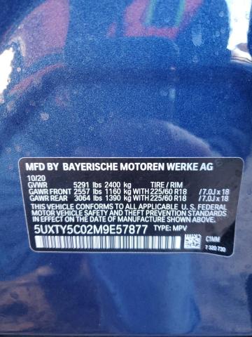 2021 BMW X3 XDRIVE3 - 5UXTY5C02M9E57877