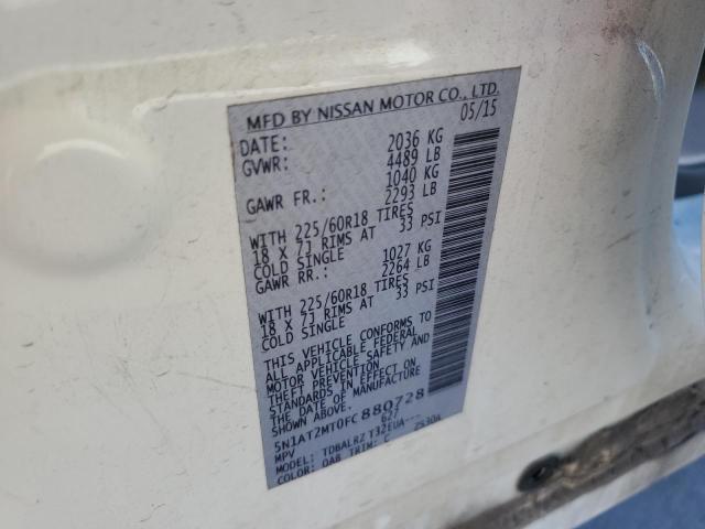 VIN 5N1AT2MT0FC880728 2015 NISSAN ROGUE no.14