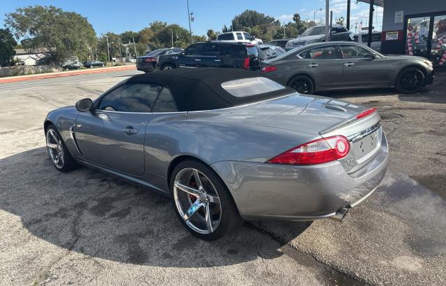 JAGUAR XK 2008 silver converti gas SAJWA44B185B24310 photo #4