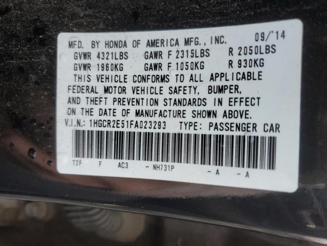 2015 HONDA ACCORD SPO - 1HGCR2E51FA023293