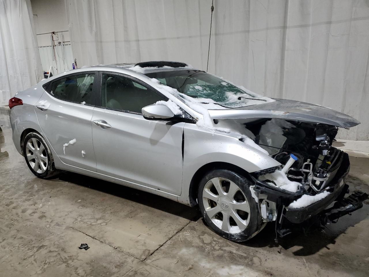 Lot #3034290151 2013 HYUNDAI ELANTRA GL