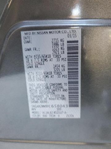 2015 NISSAN PATHFINDER - 5N1AR2MN9FC658043