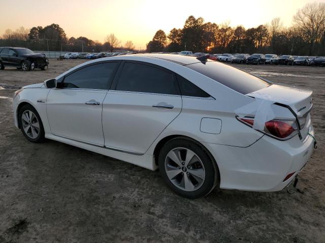 HYUNDAI SONATA HYB 2012 white sedan 4d hybrid engine KMHEC4A41CA035615 photo #3