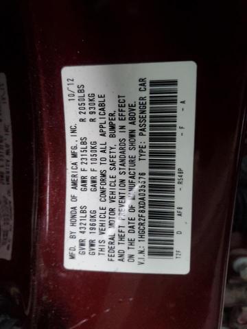 VIN 1HGCR2F8XDA035576 2013 HONDA ACCORD no.12