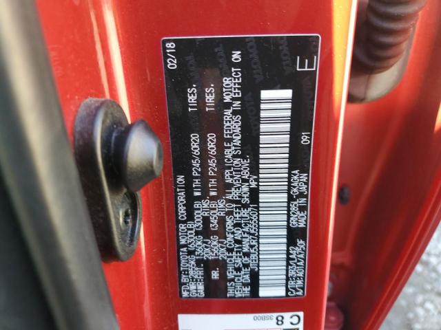2018 TOYOTA 4RUNNER SR - JTEBU5JR7J5556071