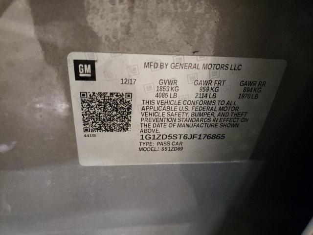 2018 CHEVROLET MALIBU LT - 1G1ZD5ST6JF176865