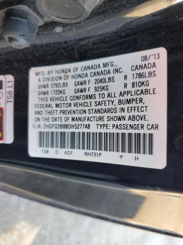 VIN 2HGFG3B88DH527748 2013 HONDA CIVIC no.12