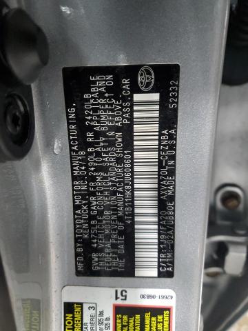 2018 TOYOTA CAMRY L - 4T1B11HK8JU608601