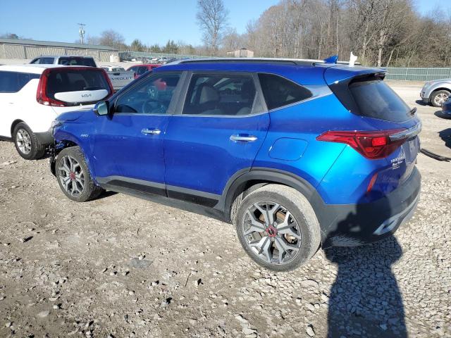 KIA SELTOS SX 2023 blue  gas KNDETCA26P7367890 photo #3