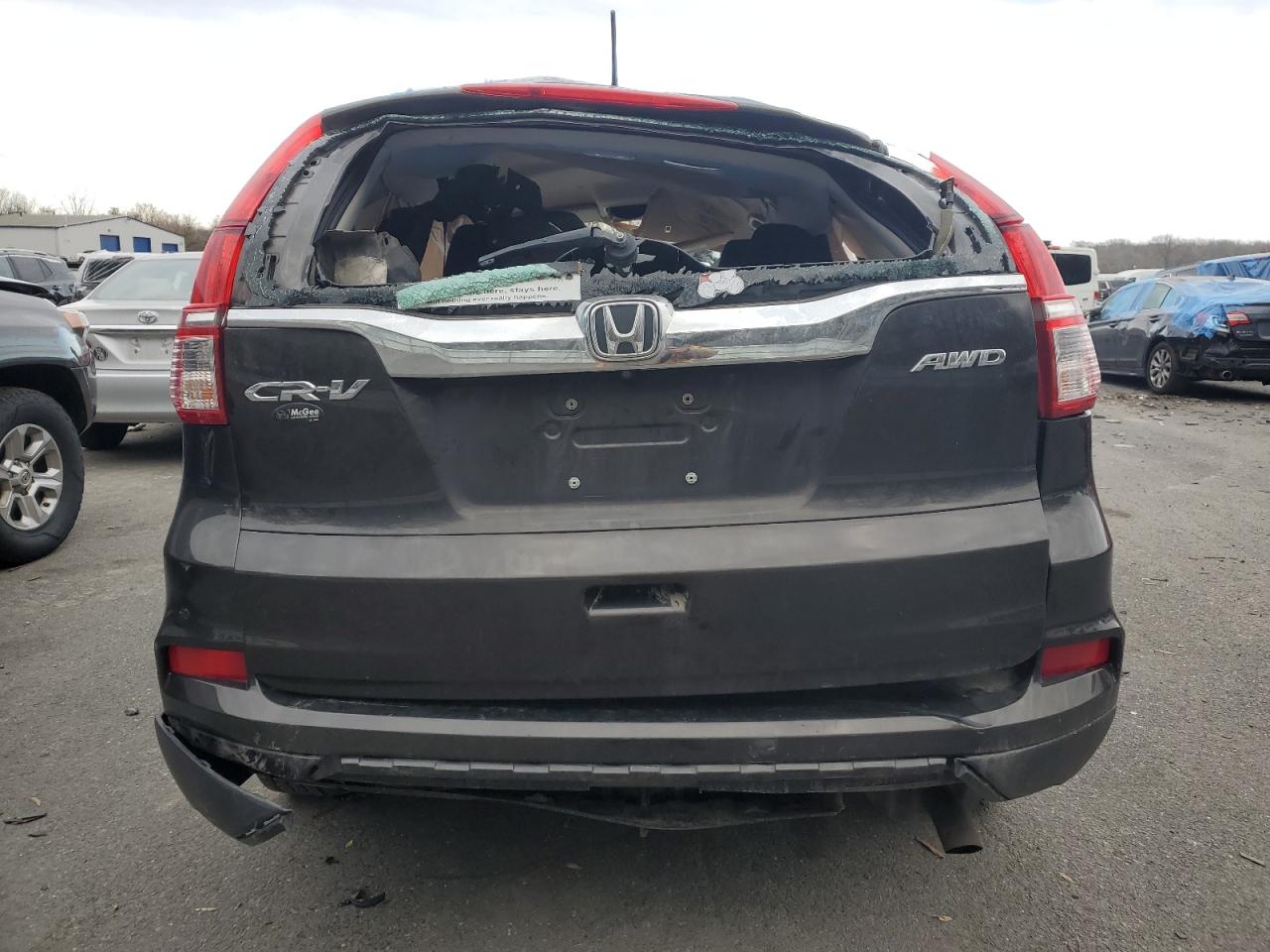 Lot #3027011804 2015 HONDA CR-V LX