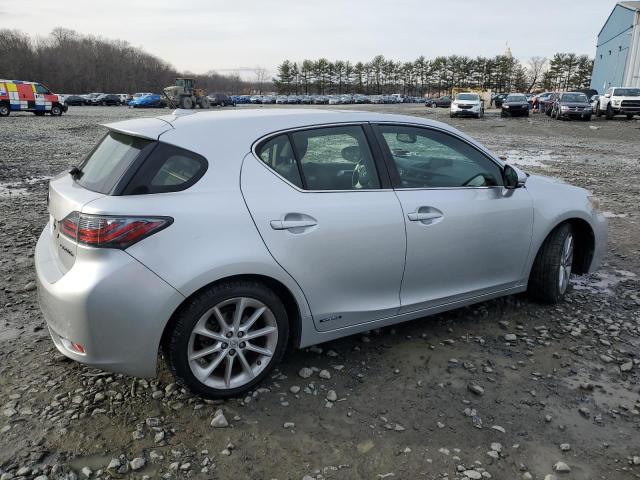 LEXUS CT 200 2013 silver  hybrid engine JTHKD5BH4D2159626 photo #4