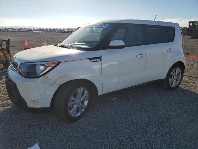 KIA SOUL + 2015 white  gas KNDJP3A53F7151006 photo #1