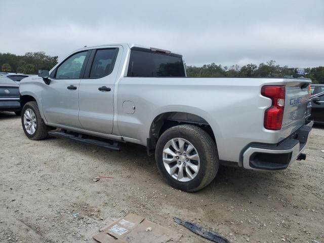 CHEVROLET SILVERADO 2022 silver  gas 1GCRABEK6NZ578925 photo #3