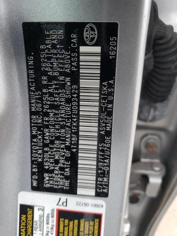 VIN 4T1BF1FK4FU093429 2015 TOYOTA CAMRY no.12