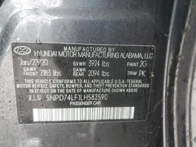 2020 HYUNDAI ELANTRA SE - 5NPD74LF1LH582590