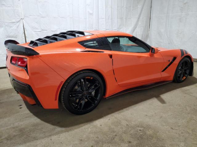 CHEVROLET CORVETTE S 2019 orange  gas 1G1YB2D71K5111817 photo #4