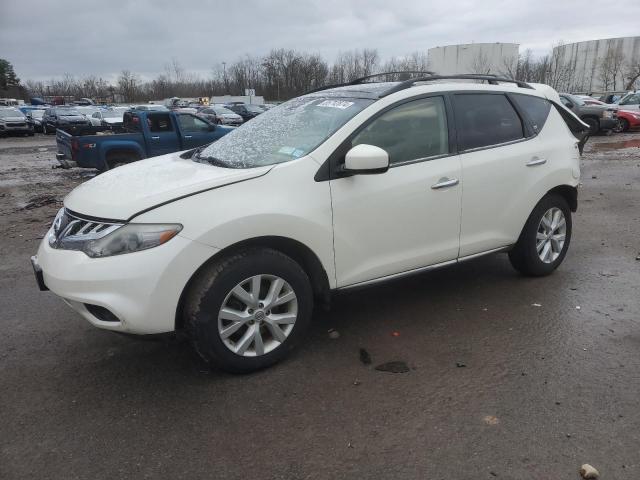 NISSAN MURANO S 2014 white  gas JN8AZ1MW0EW519380 photo #1