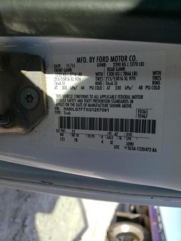 2016 FORD TRANSIT CO - NM0LS7F7XG1257091
