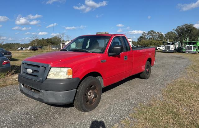 FORD F150 2007 red pickup gas 1FTRF12W47KB40354 photo #3