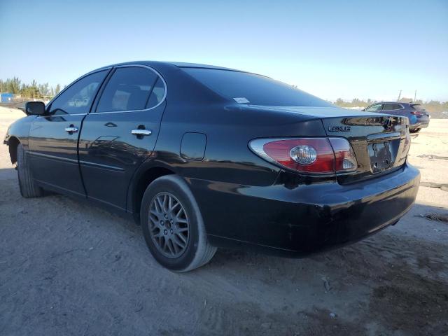 LEXUS ES 330 2004 black  gas JTHBA30G945050052 photo #3