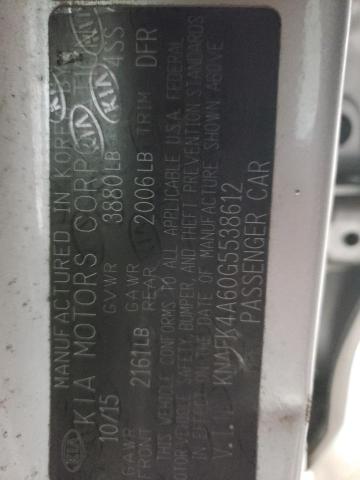 2016 KIA FORTE LX - KNAFK4A60G5538612