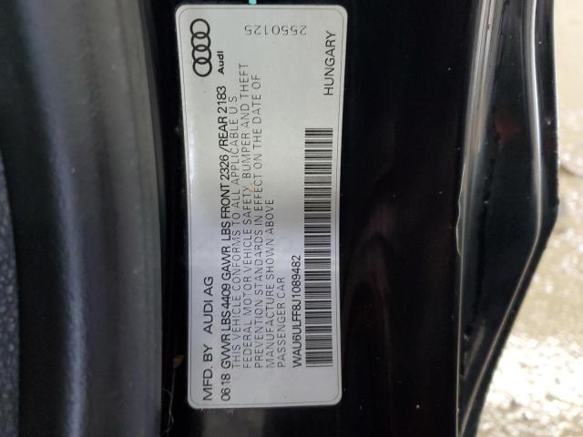 VIN WAU6ULFF8J1089482 2018 AUDI A3 no.12