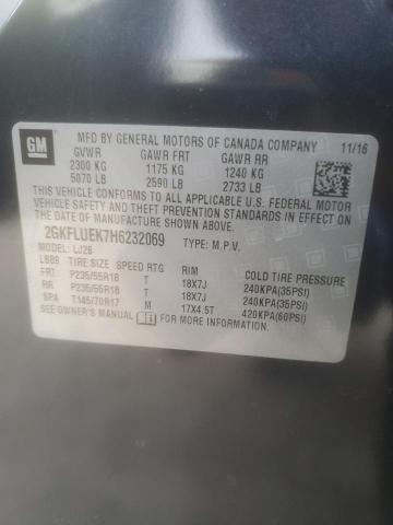 2017 GMC TERRAIN SL - 2GKFLUEK7H6232069