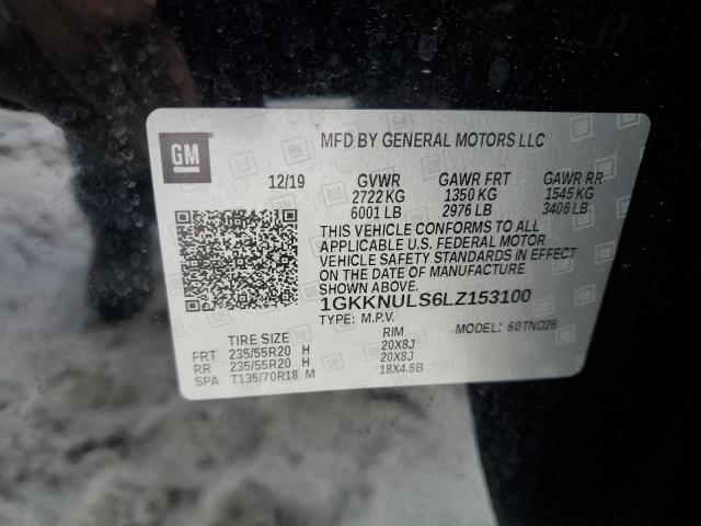 2020 GMC ACADIA SLT - 1GKKNULS6LZ153100