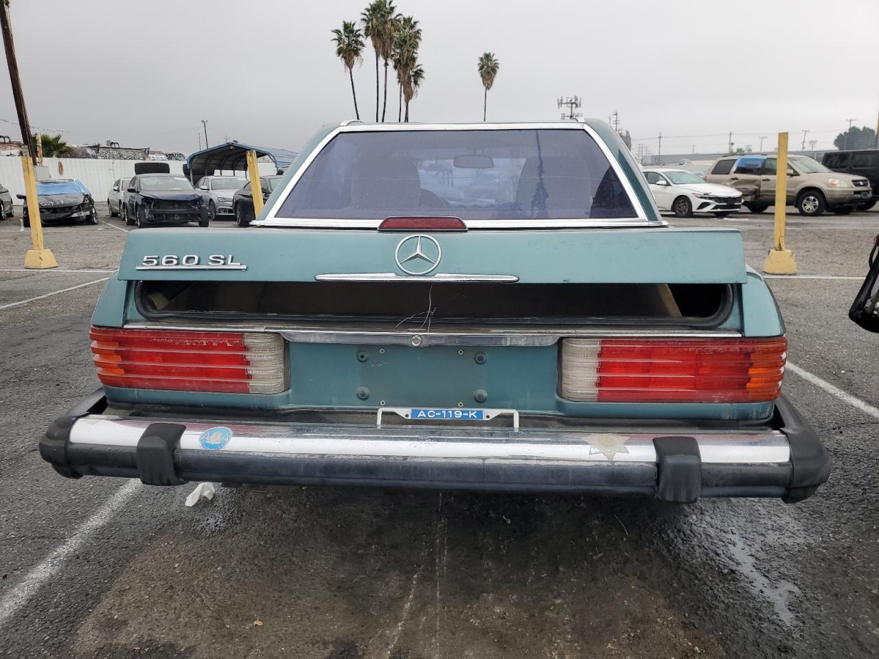 Lot #3036960781 1989 MERCEDES-BENZ 560 SL