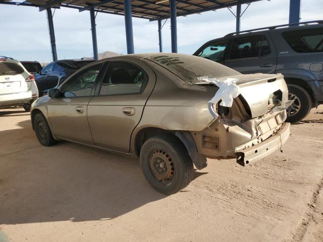 DODGE NEON 2002 tan  gas 1B3ES26C52D560980 photo #3