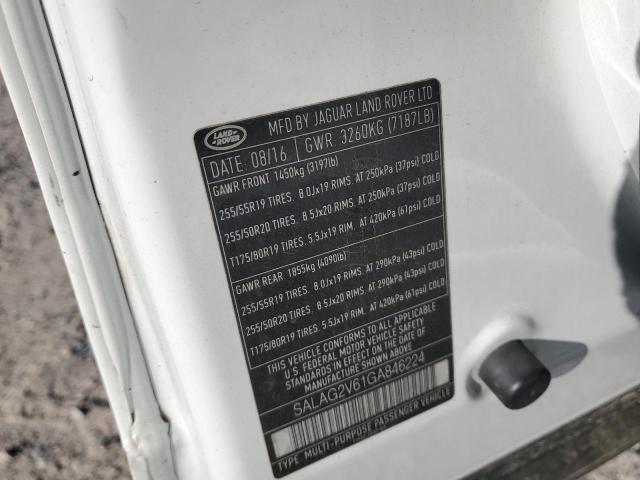 2016 LAND ROVER LR4 HSE - SALAG2V61GA846224
