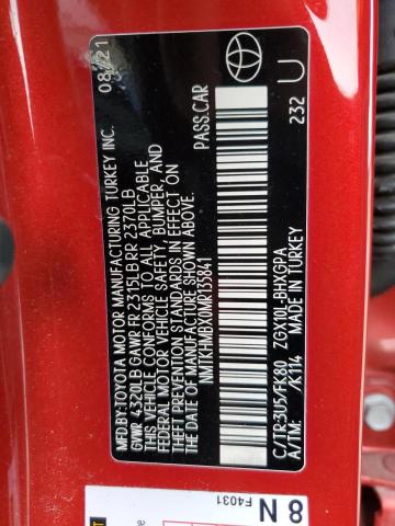 2021 TOYOTA C-HR XLE - NMTKHMBX0MR135841