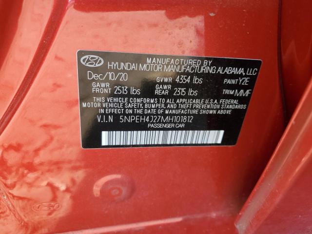 2021 HYUNDAI SONATA LIM - 5NPEH4J27MH101812