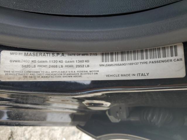 2016 MASERATI GHIBLI S - ZAM57RSA9G1169137