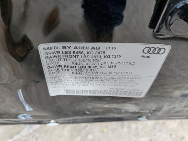 VIN WA1BNAFY0J2000917 2018 AUDI Q5 no.13