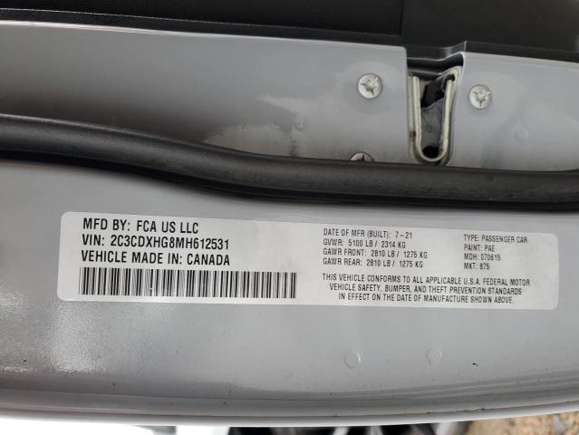 2021 DODGE CHARGER GT - 2C3CDXHG8MH612531