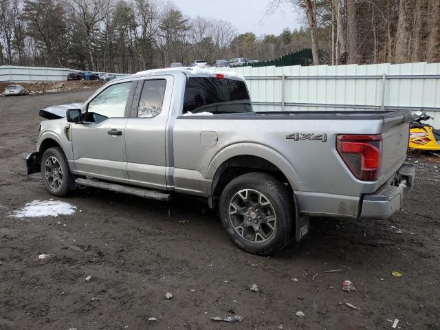 FORD F150 STX 2024 silver  gas 1FTEX2LP5RKE62111 photo #3