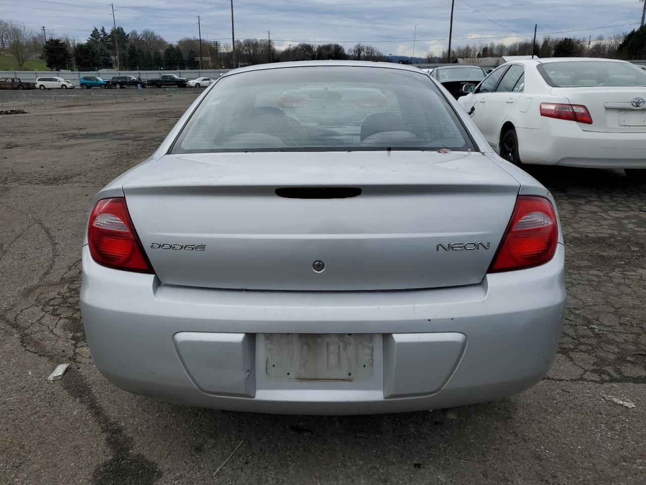 Lot #3034263067 2004 DODGE NEON BASE