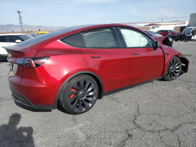 TESLA MODEL Y 2024 red  electric 7SAYGDEF7RF128112 photo #4